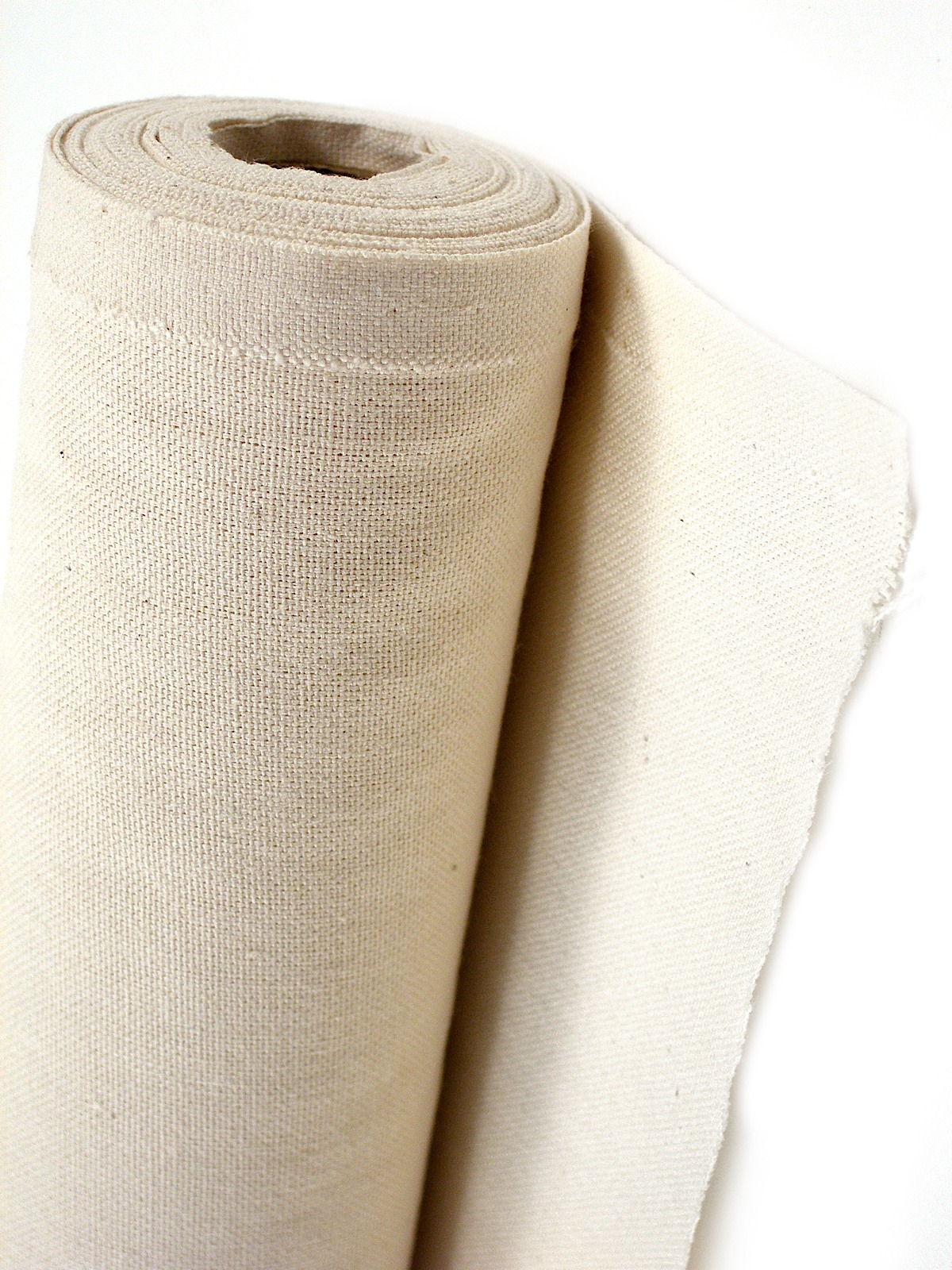 Unprimed Medium Weight Cotton Canvas -- Style 568 53 In. X 30 Yd. Roll