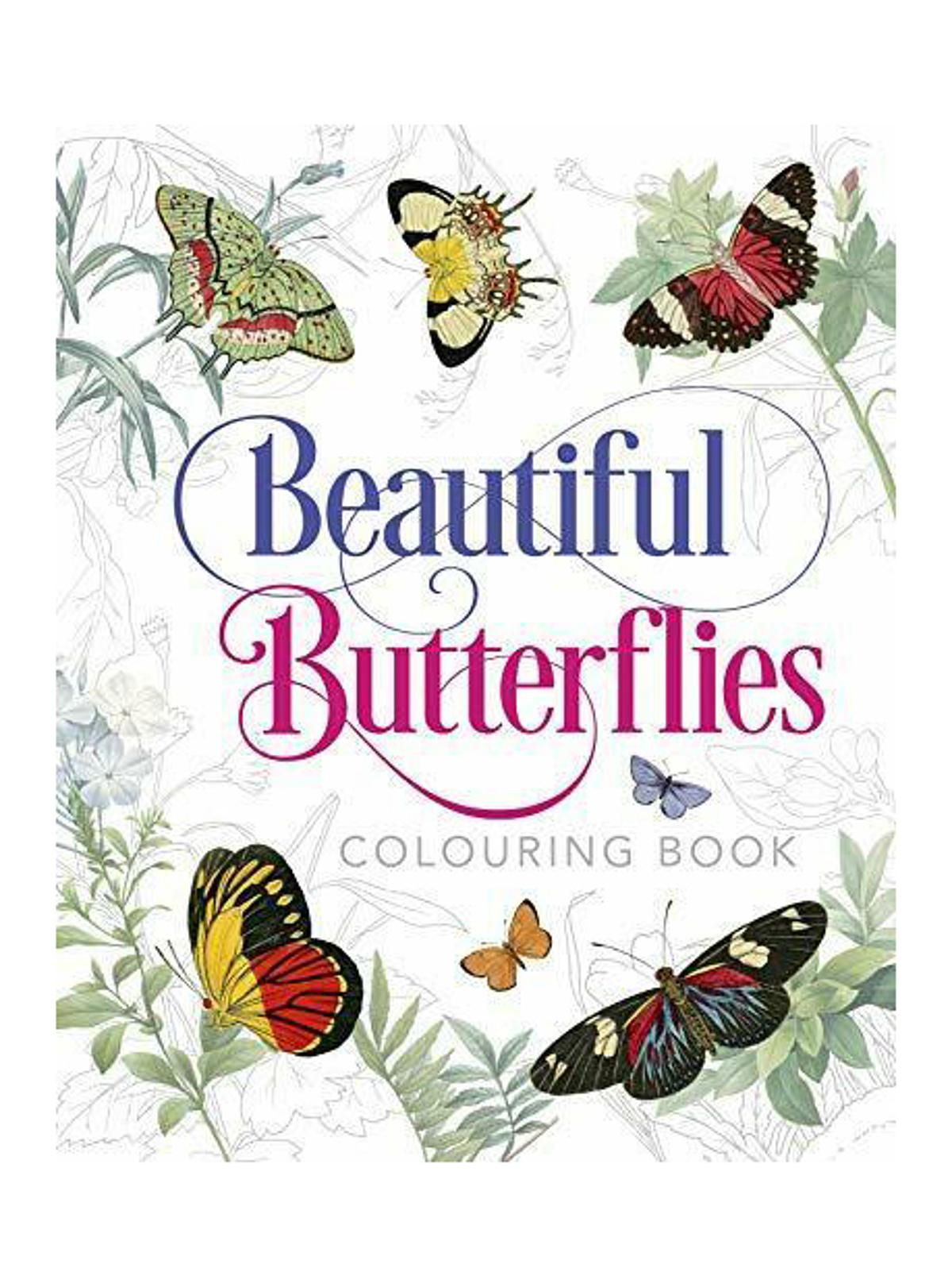 Adult Coloring Books Coloring Butterflies