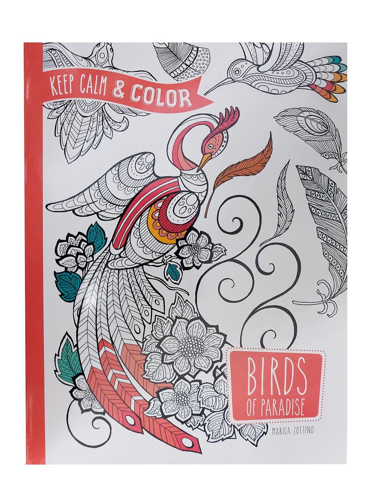 Keep Calm & Color Series Birds Of Paradise