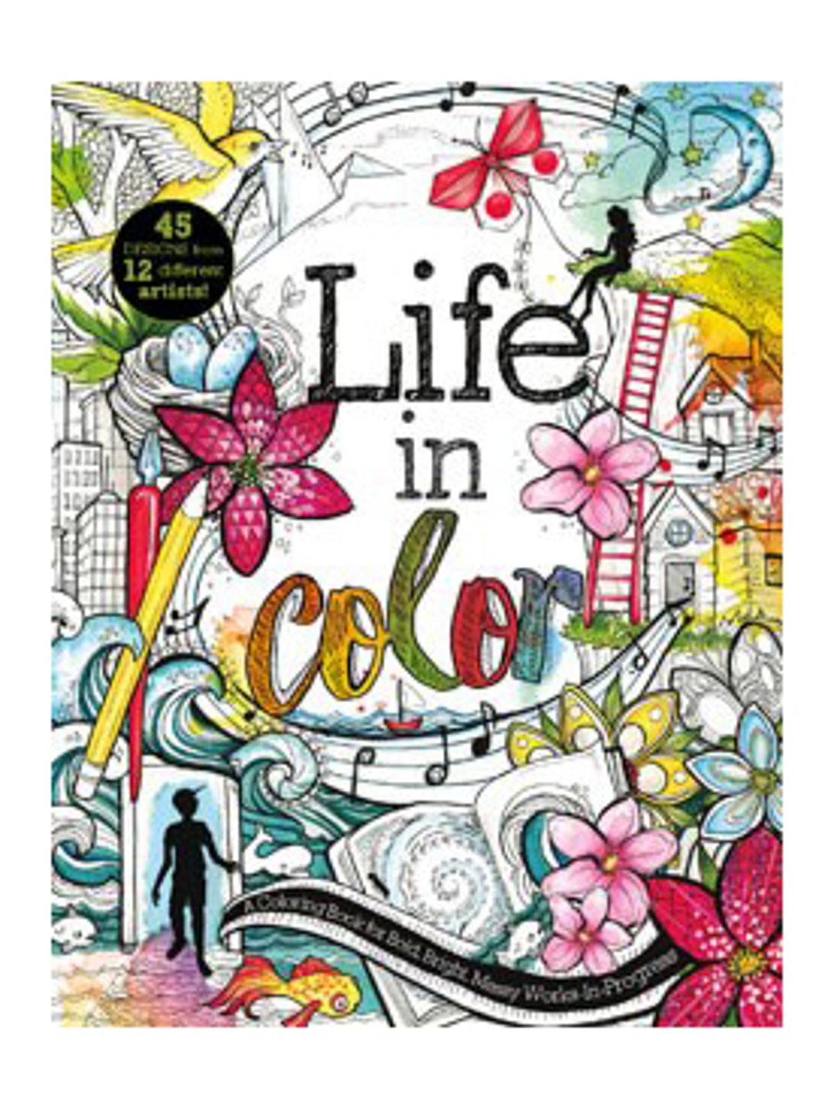 Life In Color Coloring Book Each