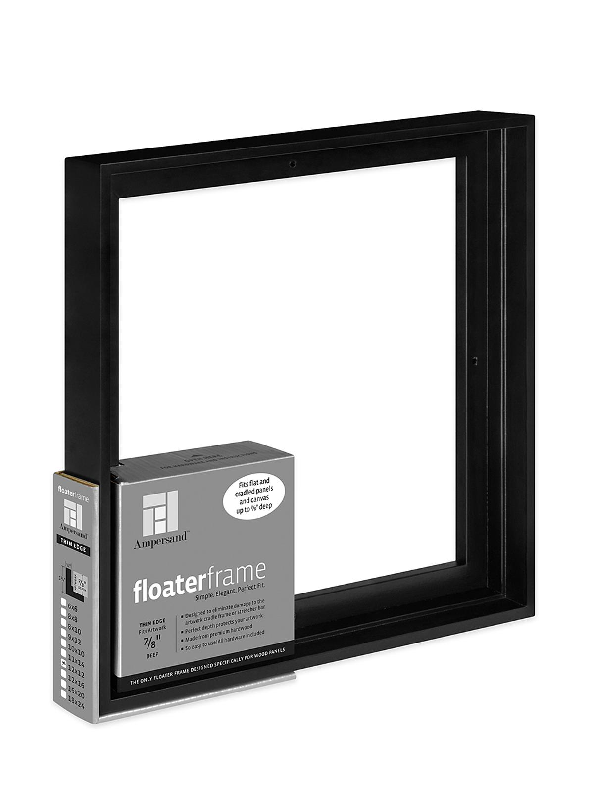 Thin Floaterframes 7 8 in. 11 in. x 14 in. walnut