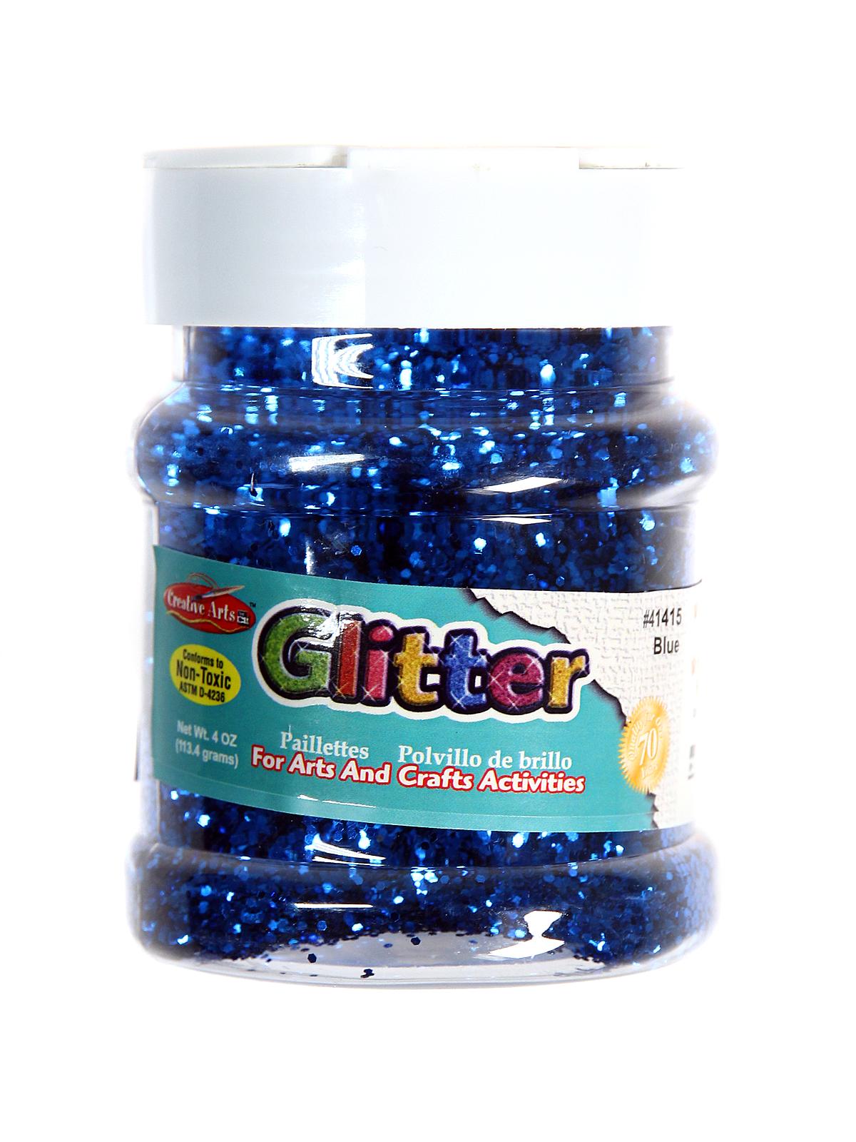 Glitter multi color 4 oz. jar