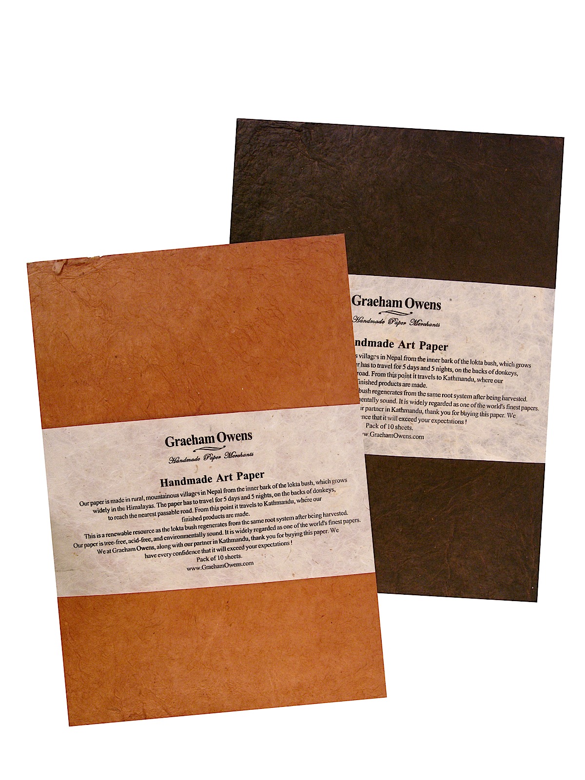 Lokta Handmade Art Paper Natural 14 In. X 21 In. Each