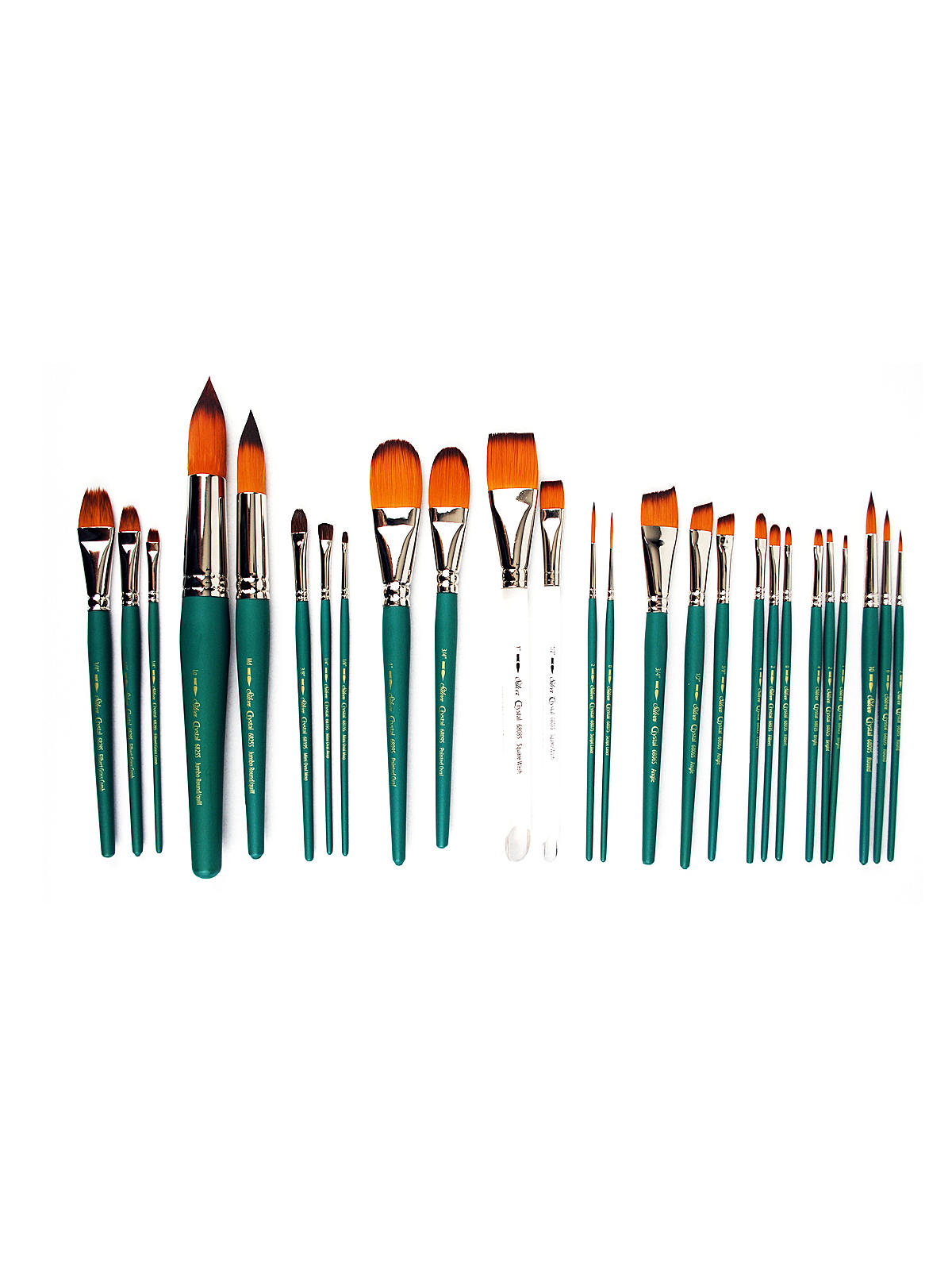 Crystal Series Brushes 1 in. pointed oval 6809S