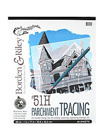 #51H Parchment Tracing Paper 11 in. x 14 in. pad of 50