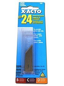 No. 24 Deburring Blades carded pack of 5