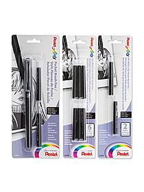 Pocket Brush Pen Refills, Pack of 6 black