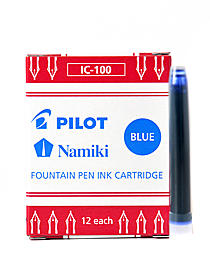 Namiki Fountain Pen Refills refills, sepia pack of 6
