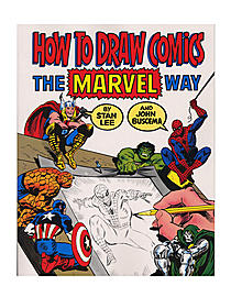 The legendary Stan Lee and John Buscema, artist behind the Silver Surfer, Conan the Barbarian, the Thor and Spider-Man, bring you this guide for creating your own superhero comic. Buscema illustrates methods of with famous Marvel Comics heroes, and Stan Lee provides assistance and advice through colorful prose. How to Draw Comics the Marvel Way belongs in the library of every aspiring comic artist.