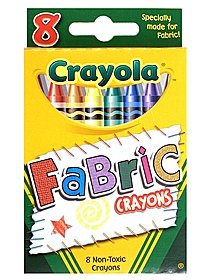Fabric crayons box of 8