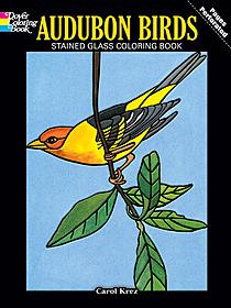 Audubon Birds Stained Glass Coloring Book Audubon Birds Stained Glass Coloring Book
