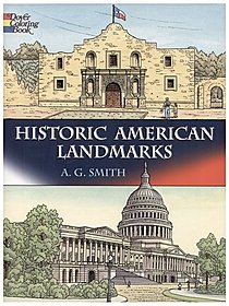 Historic American Landmarks Coloring Book Historic American Landmarks Coloring Book