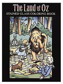 The Land of Oz Stained Glass Coloring Book The Land of Oz Stained Glass Coloring Book