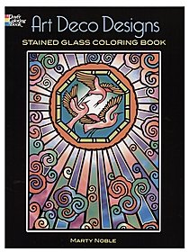 Art Deco Designs Stained Glass Coloring Book Art Deco Designs Stained Glass Coloring Book