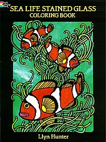 Sea Life Stained Glass Coloring Book Sea Life Stained Glass Coloring Book