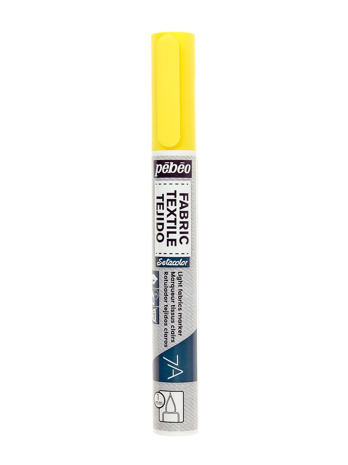 7A Fabric Markers 1 mm yellow