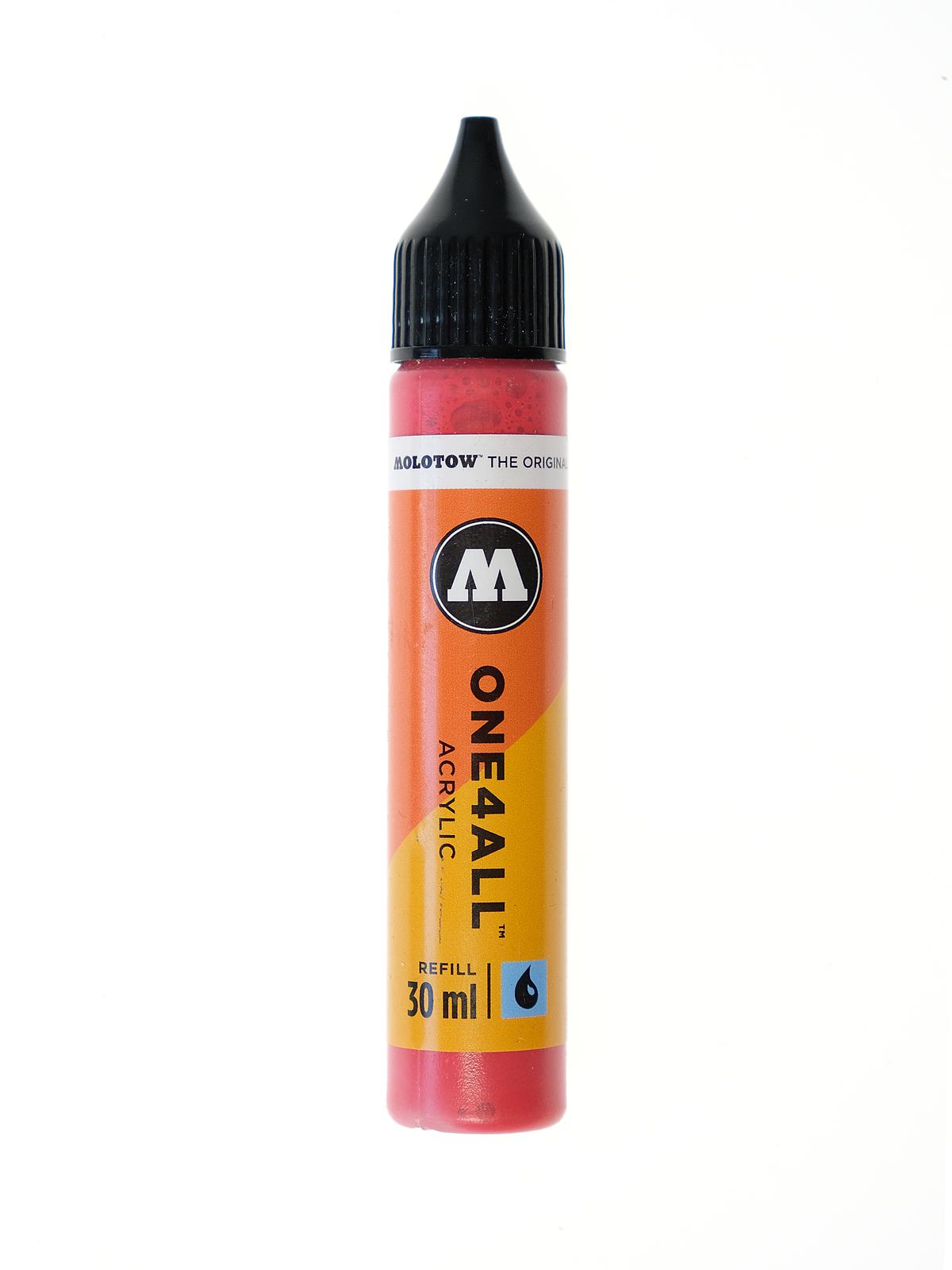 One4All Acrylic Paint Marker Refill traffic red 30 ml 013
