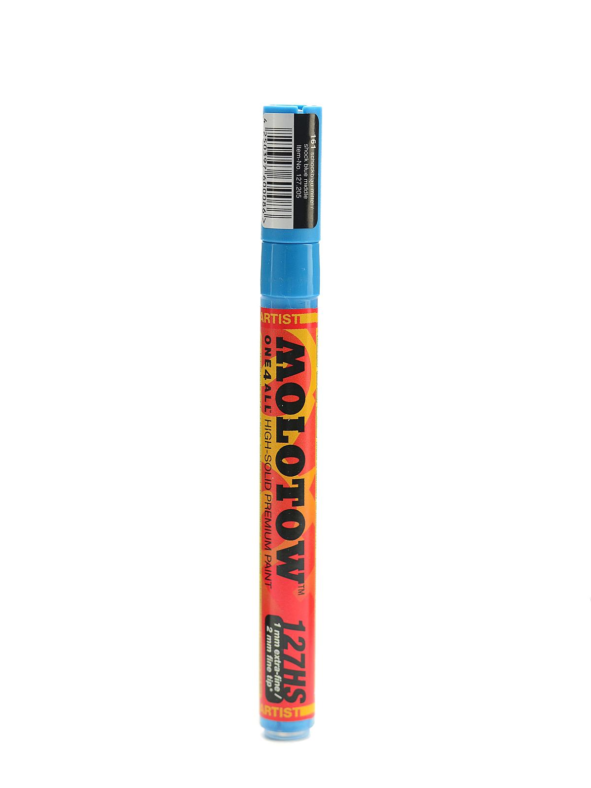 One4All Acrylic Paint Markers 2 mm shock blue middle 161