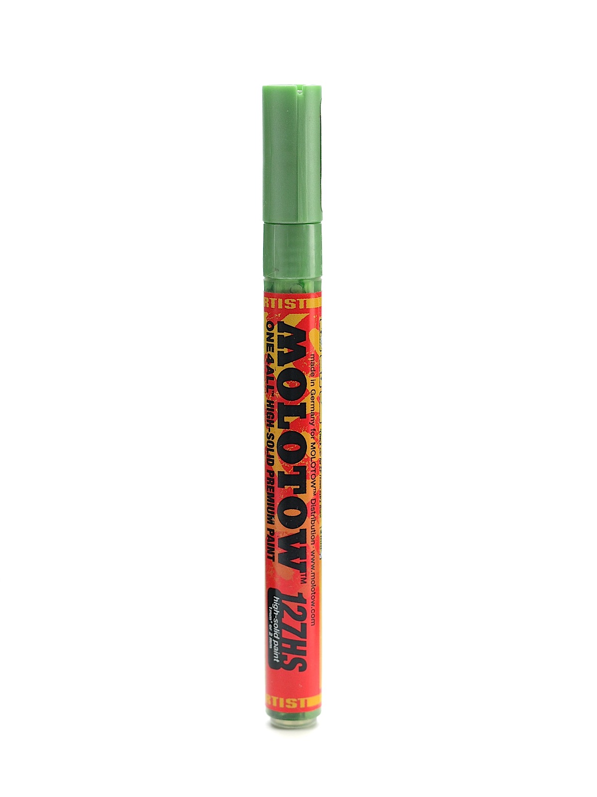 One4all Acrylic Paint Markers 2 Mm Metallic Light Green 226