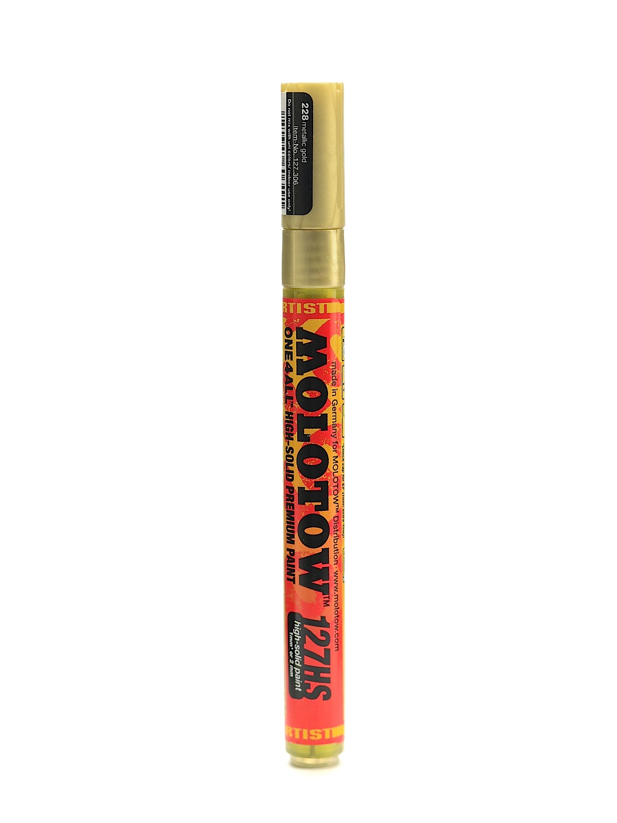 One4All Acrylic Paint Markers 2 mm metallic gold 228
