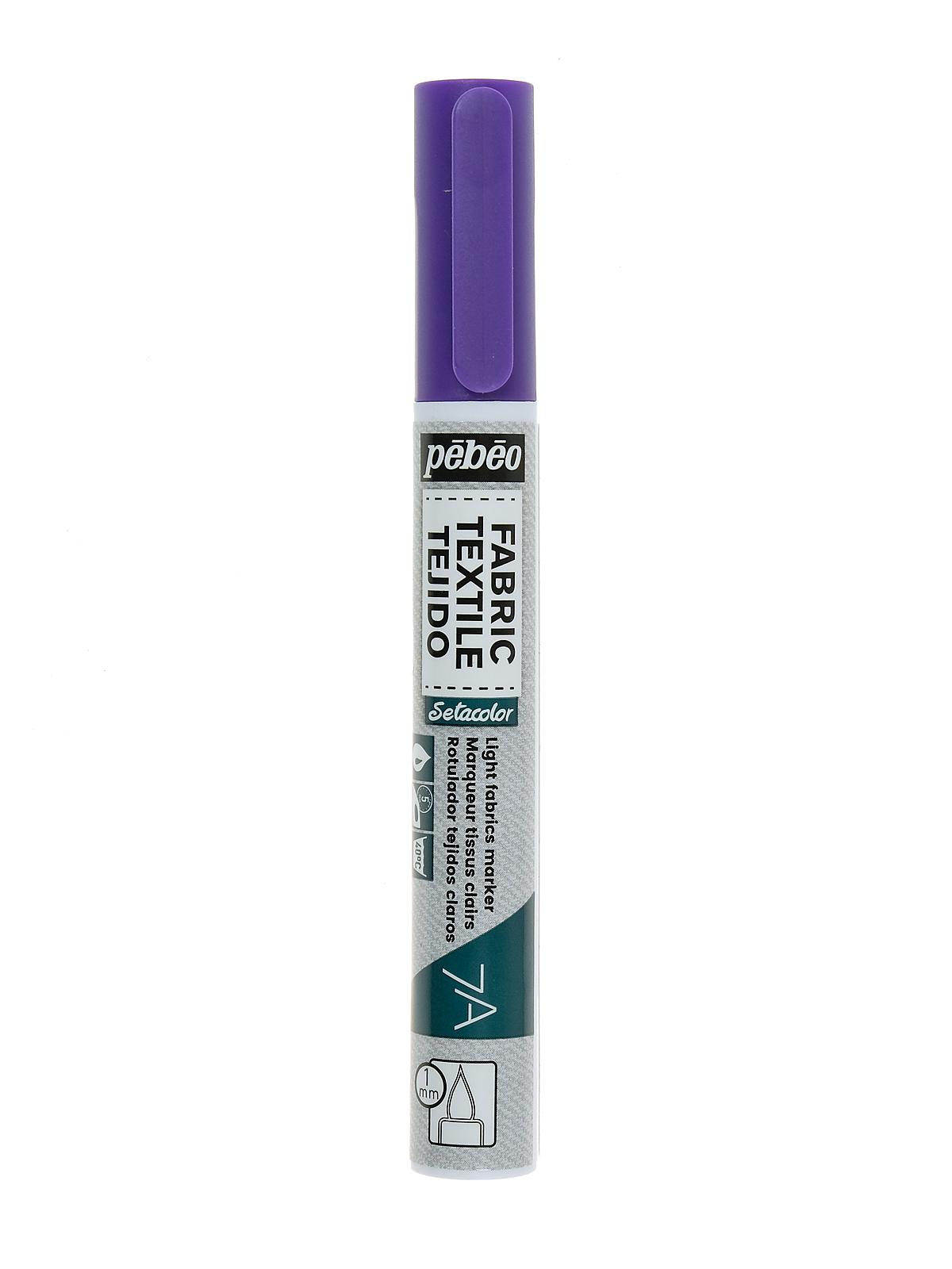 7A Fabric Markers 1 Mm Violet