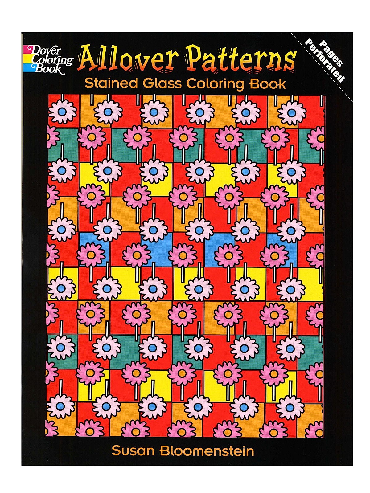 Stained Glass Coloring Books Allover Patterns