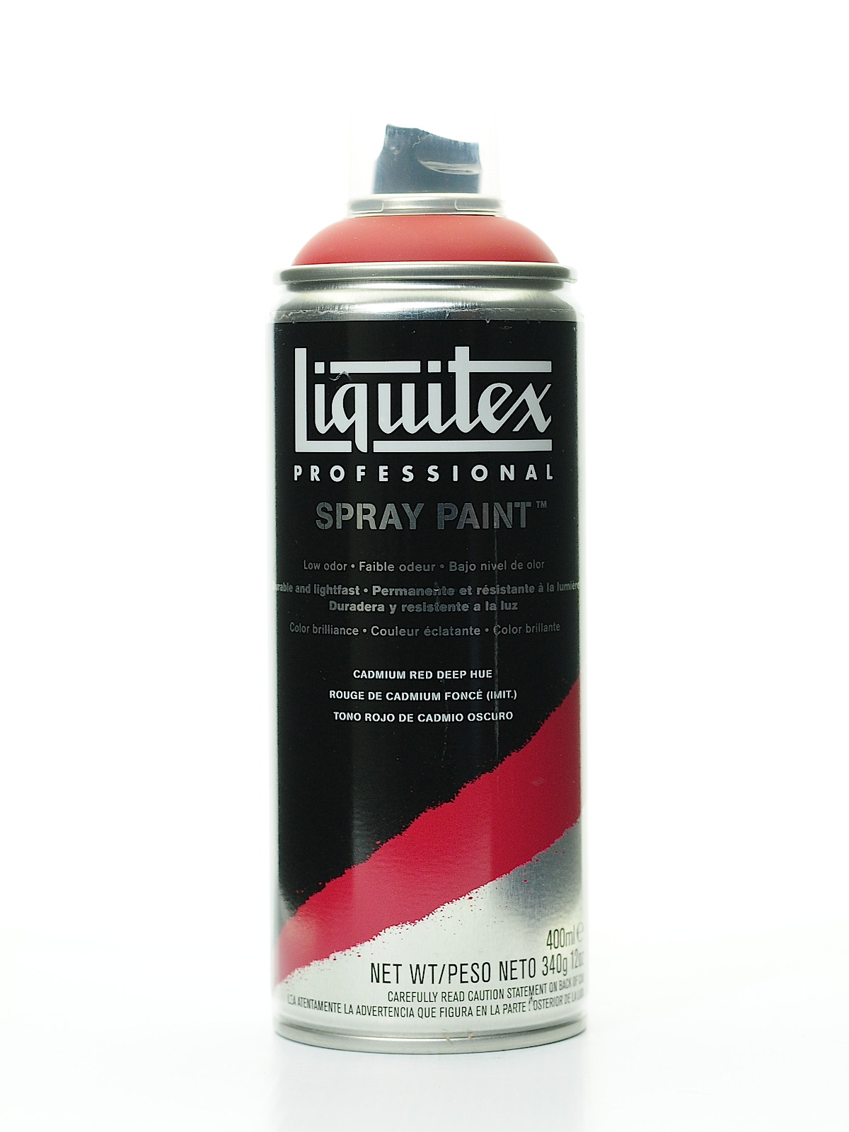 Professional Spray Paint 400 ml (12 oz) cadmium red deep hue