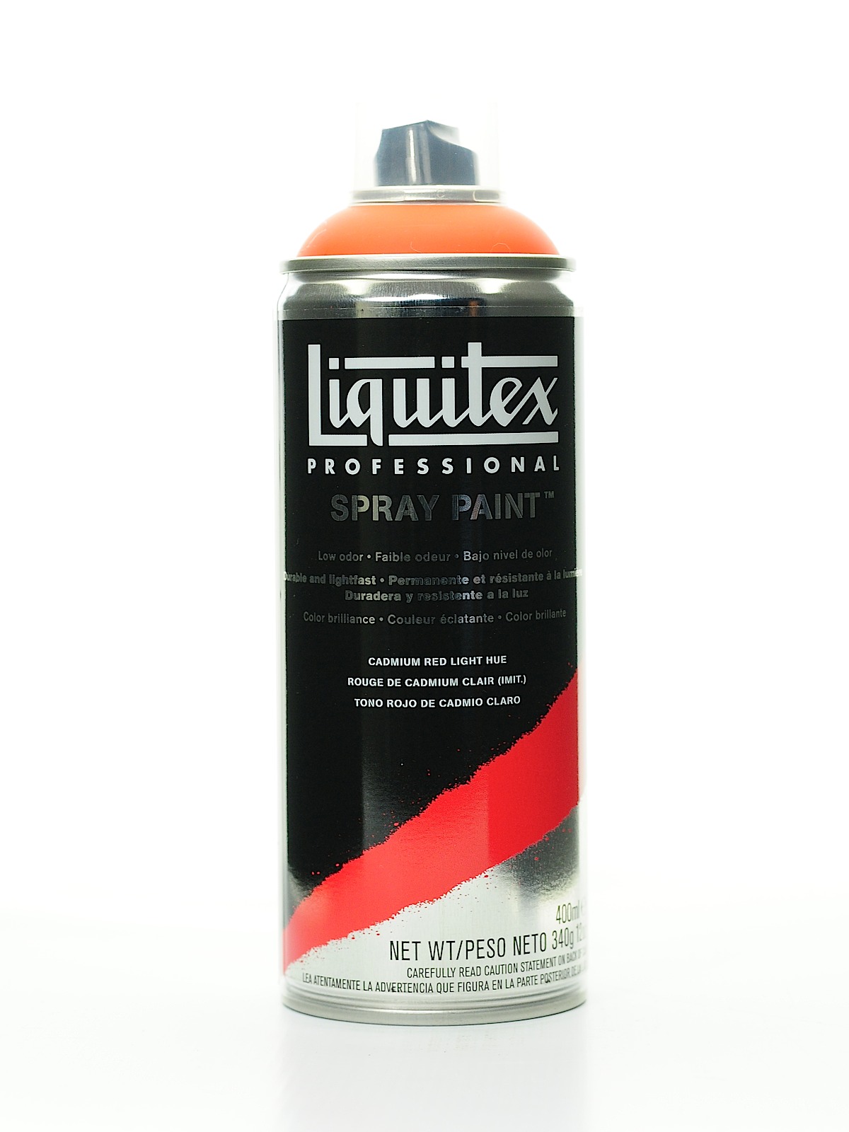 Professional Spray Paint 400 ml (12 oz) cadmium red light hue