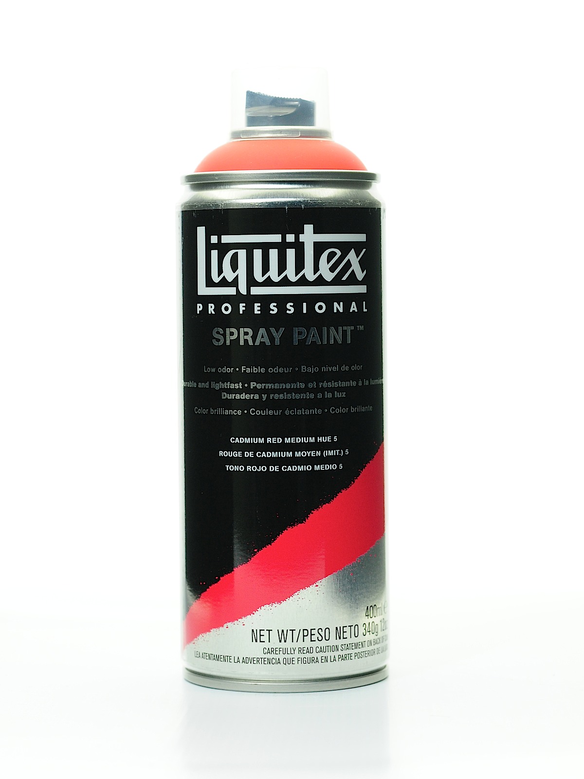 Professional Spray Paint 400 ml (12 oz) cadmium red medium hue 5