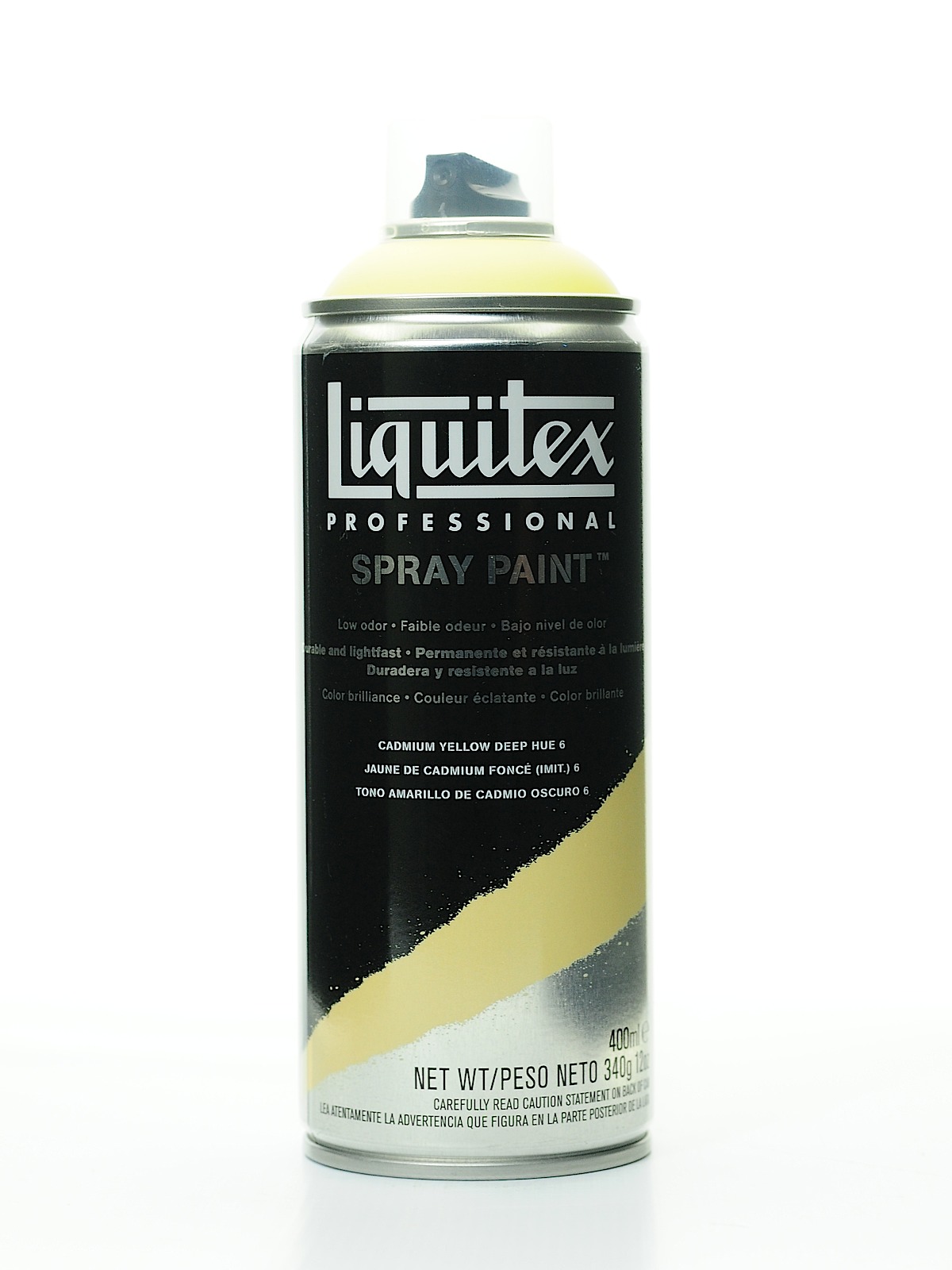 Professional Spray Paint 400 ml (12 oz) cadmium yellow deep hue 6