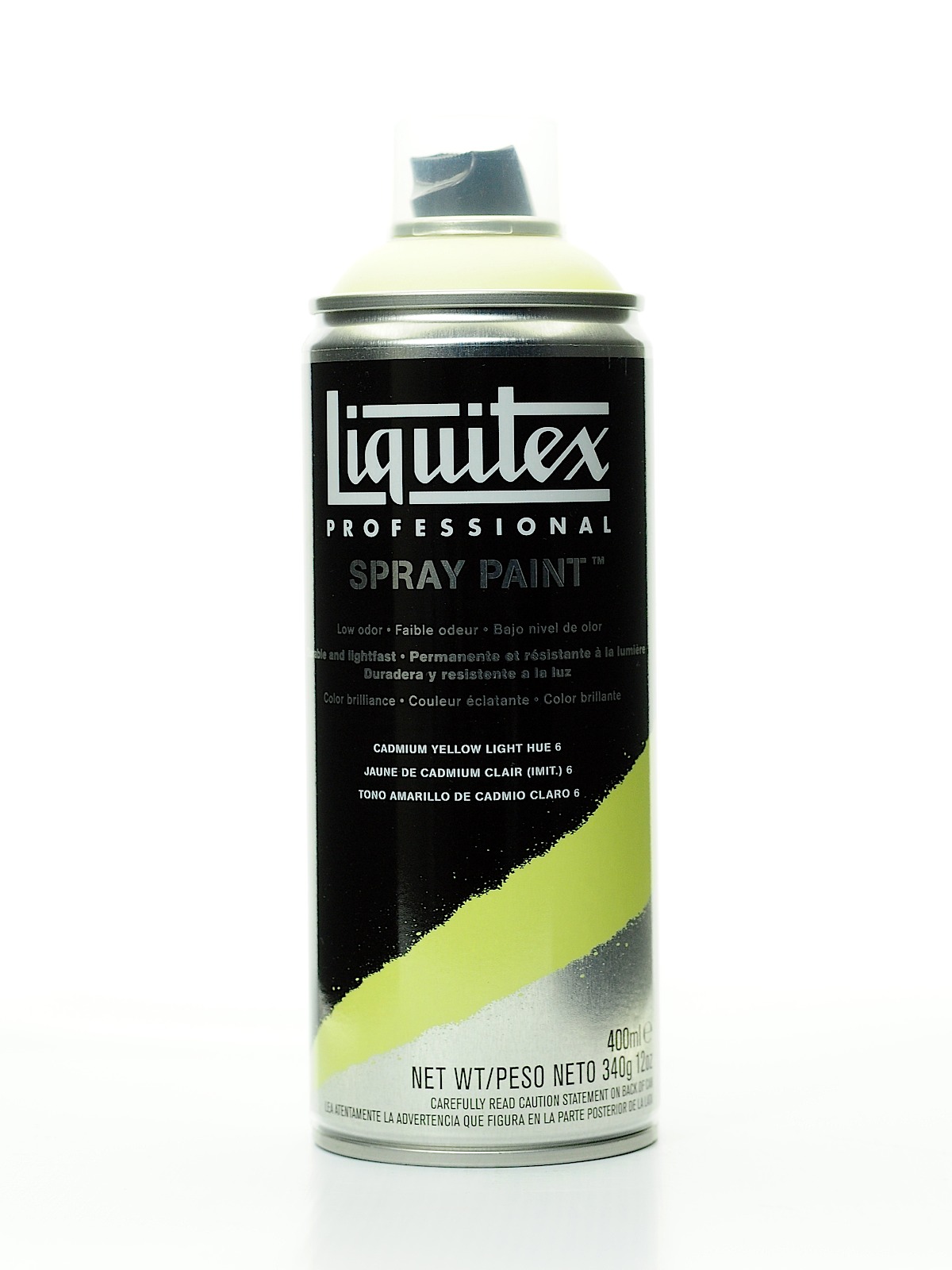 Professional Spray Paint 400 ml (12 oz) cadmium yellow light hue 6