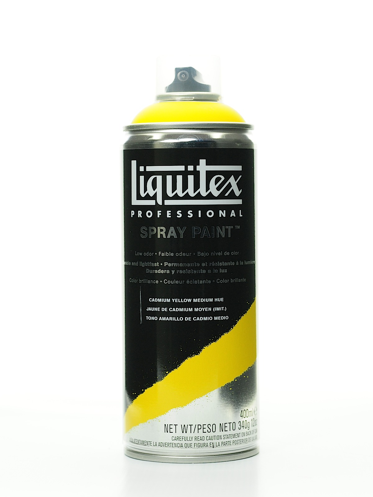 Professional Spray Paint 400 ml (12 oz) cadmium yellow medium hue