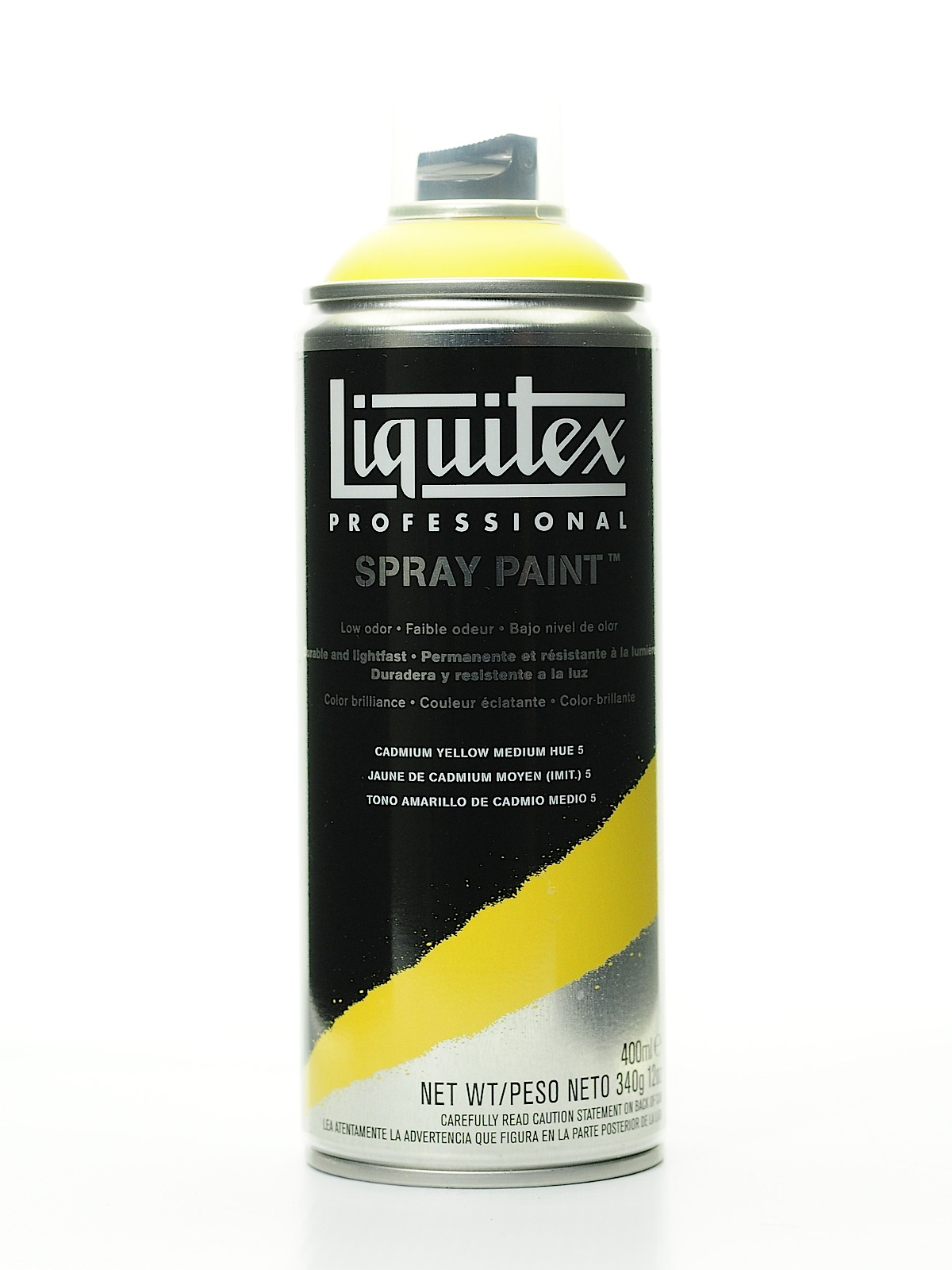 Professional Spray Paint 400 ml (12 oz) cadmium yellow medium hue 5