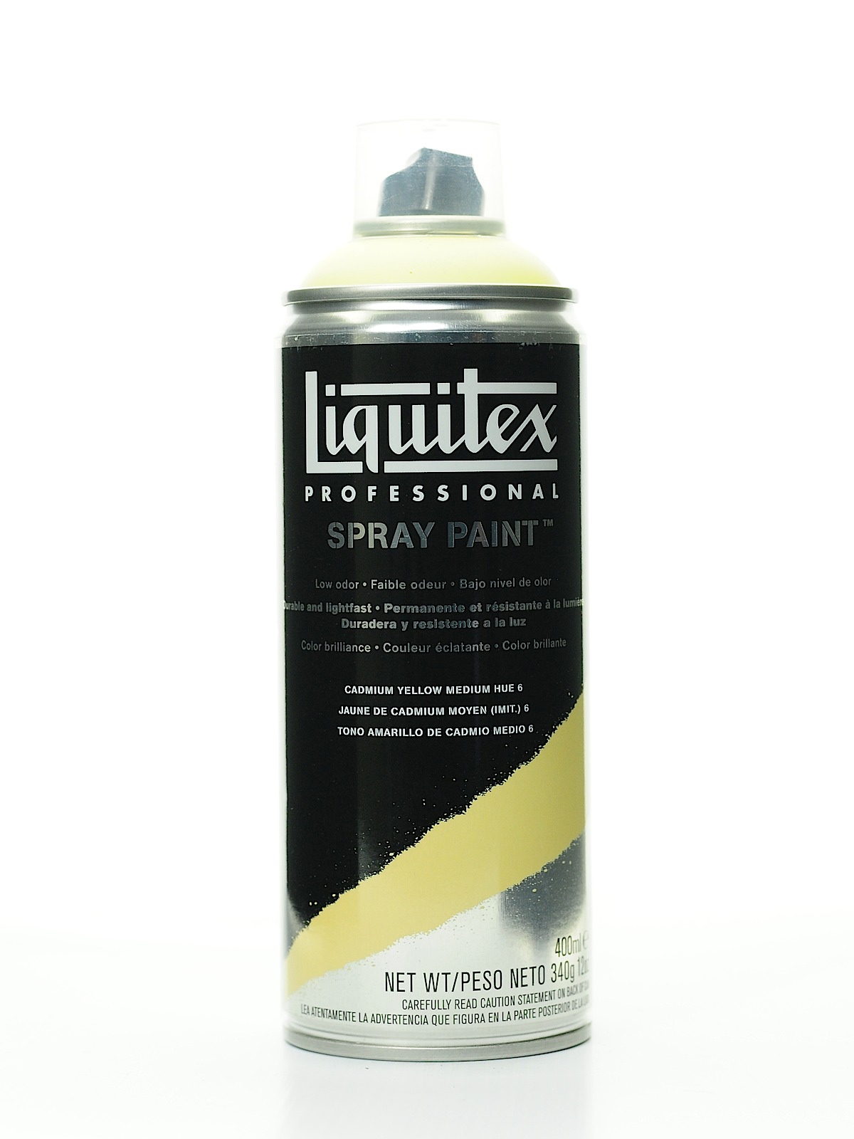 Professional Spray Paint 400 ml (12 oz) cadmium yellow medium hue 6