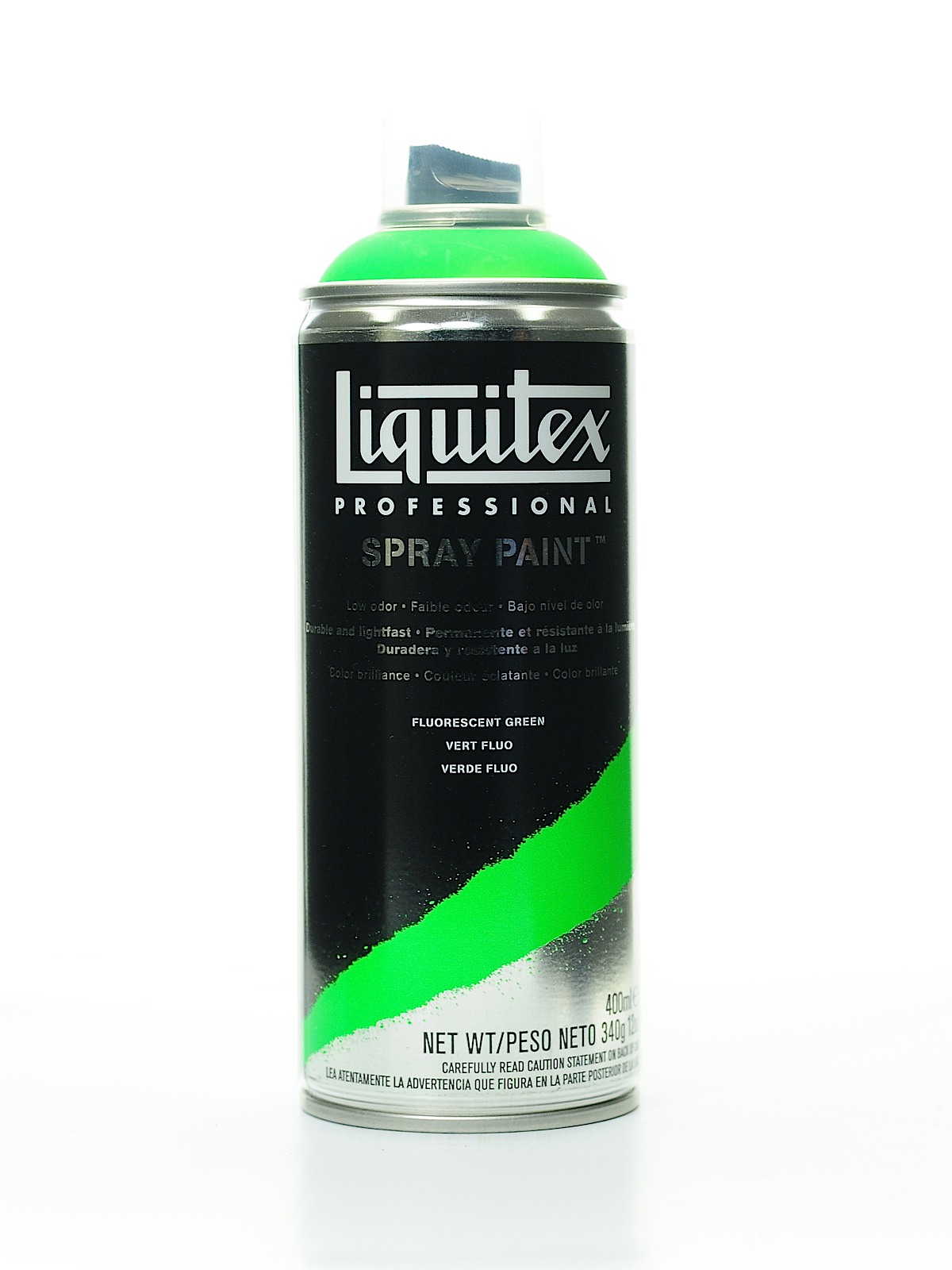 Professional Spray Paint 400 ml (12 oz) fluorescent green