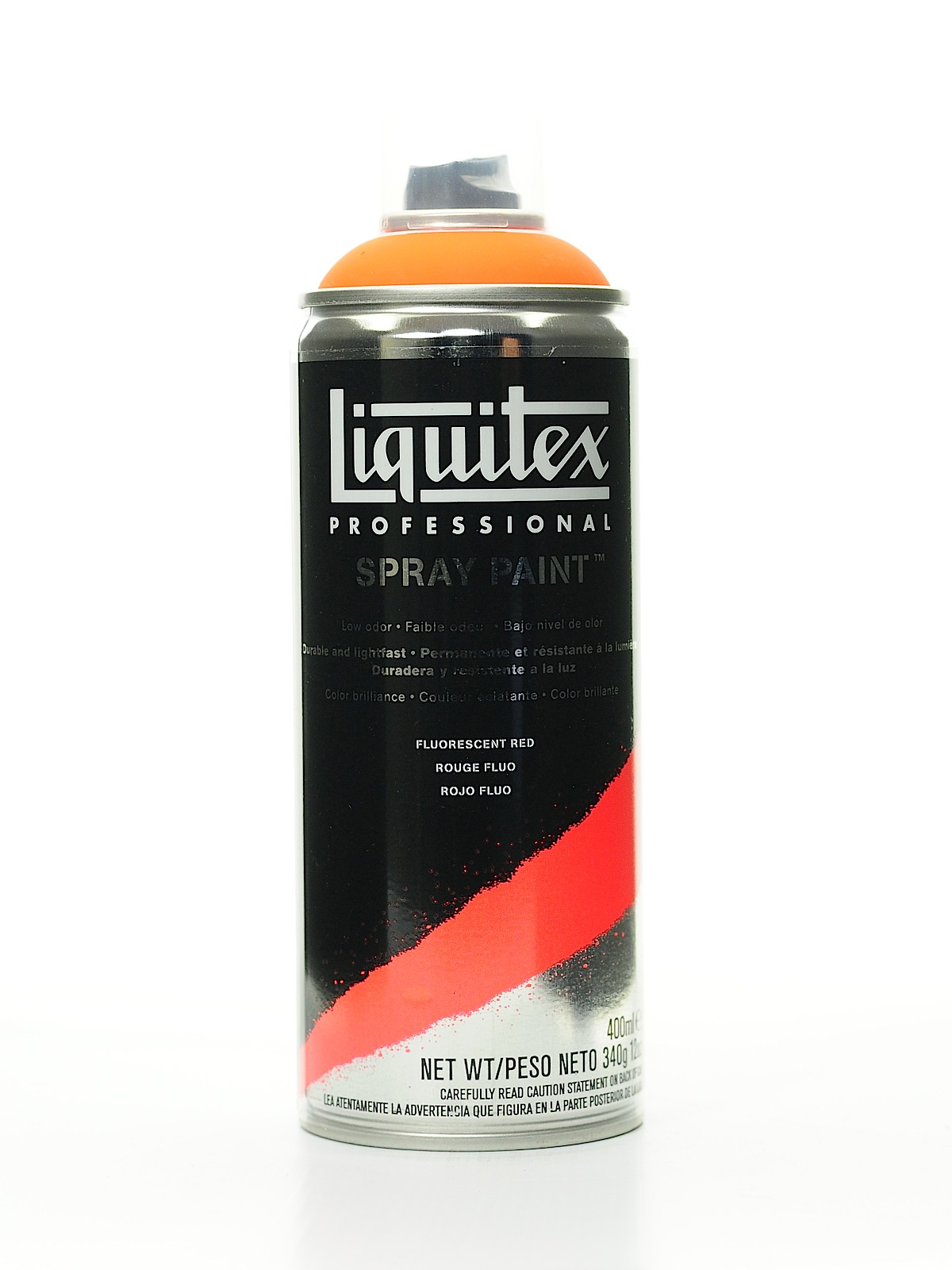 Professional Spray Paint 400 ml (12 oz) fluorescent red