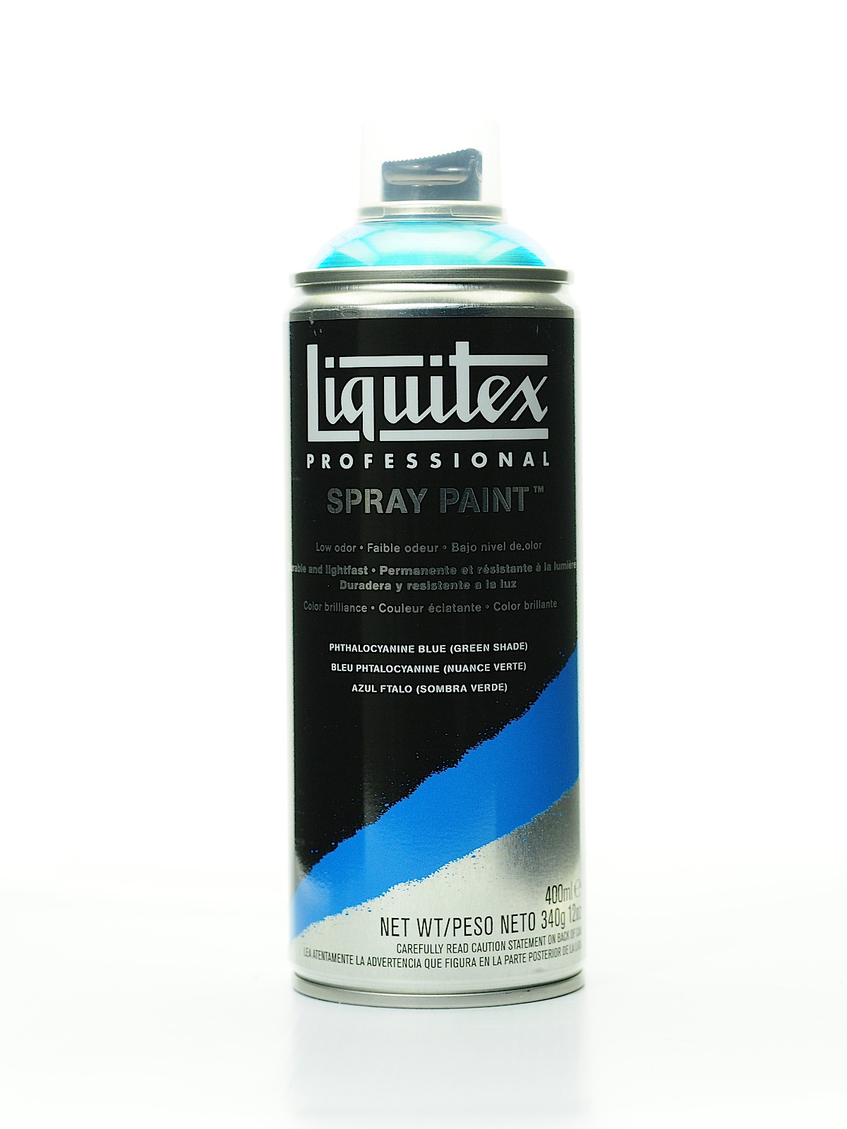 Professional Spray Paint 400 ml (12 oz) phthalo blue (green shade)