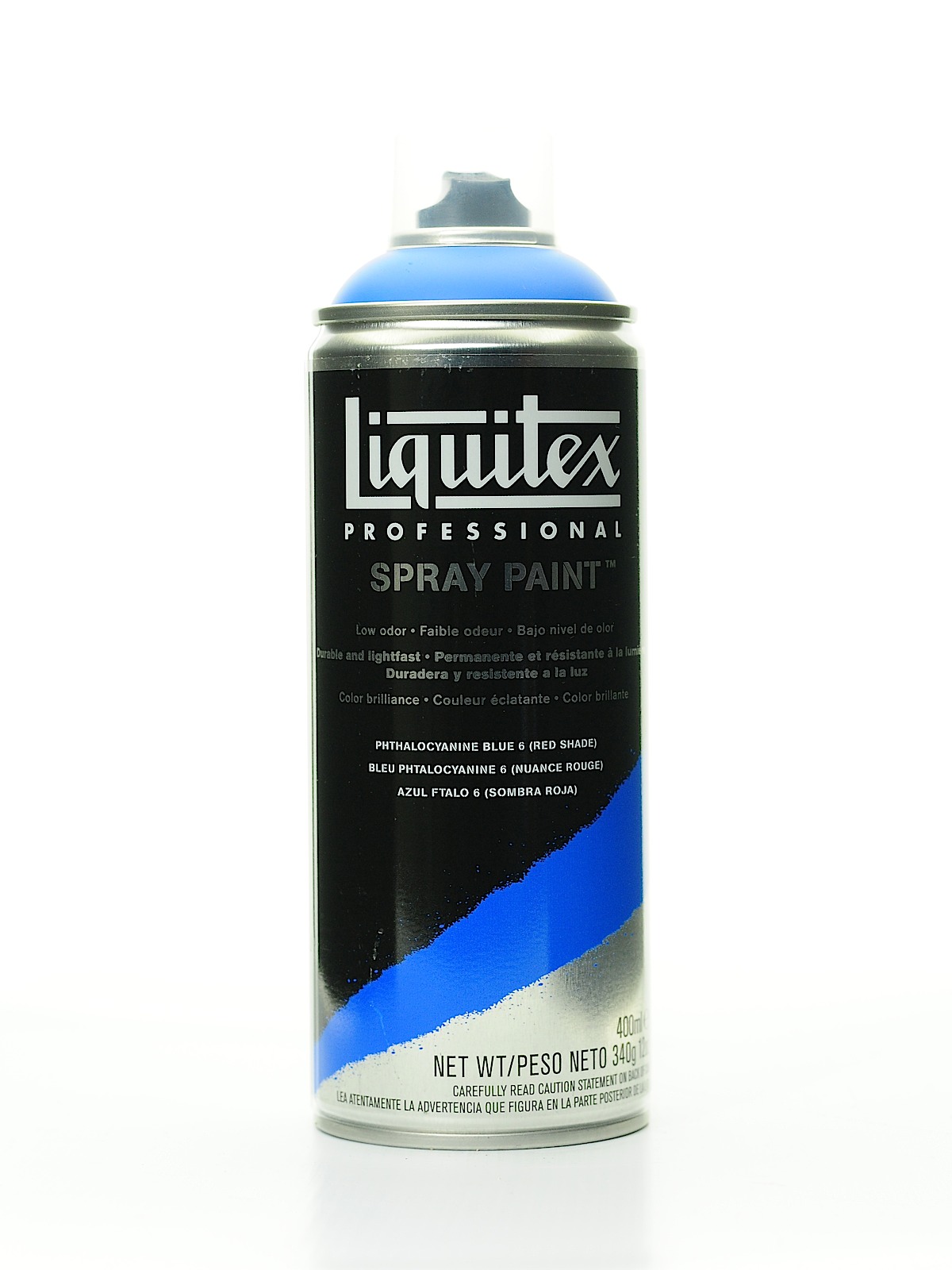 Professional Spray Paint 400 ml (12 oz) phthalo blue 6 (red shade)