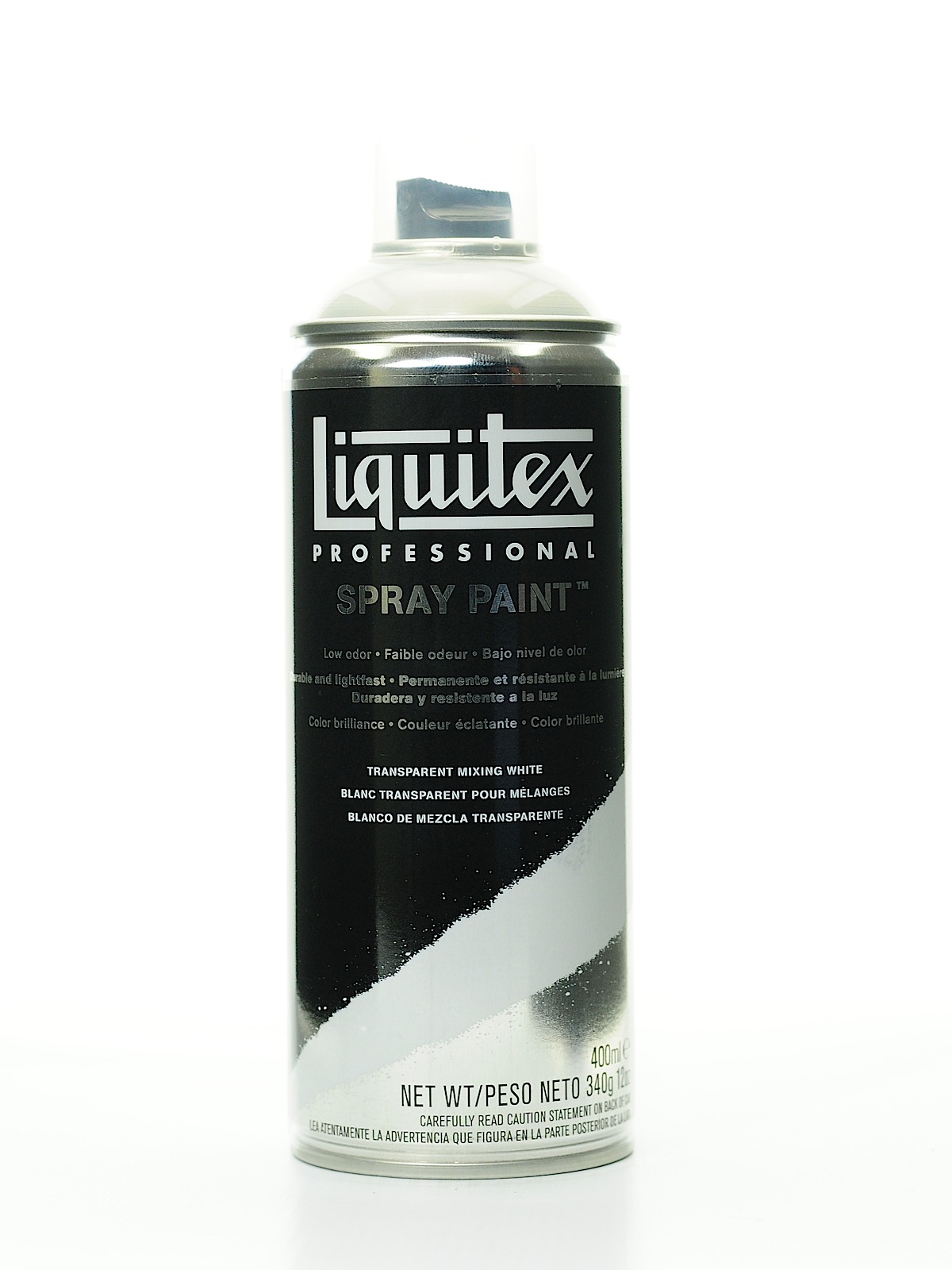 Professional Spray Paint 400 ml (12 oz) transparent mixing white