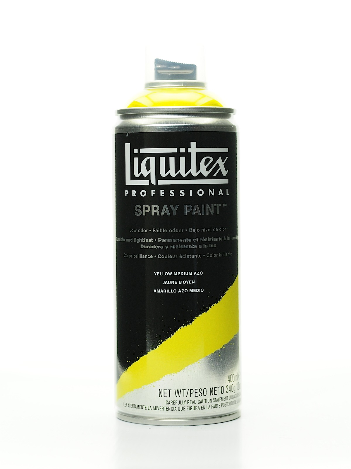 Professional Spray Paint 400 ml (12 oz) yellow medium azo