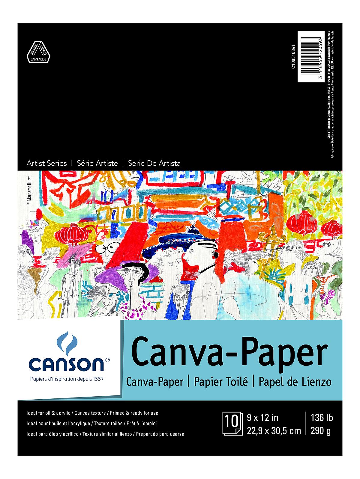 Foundation Canva-Paper Pad 9 in. x 12 in.