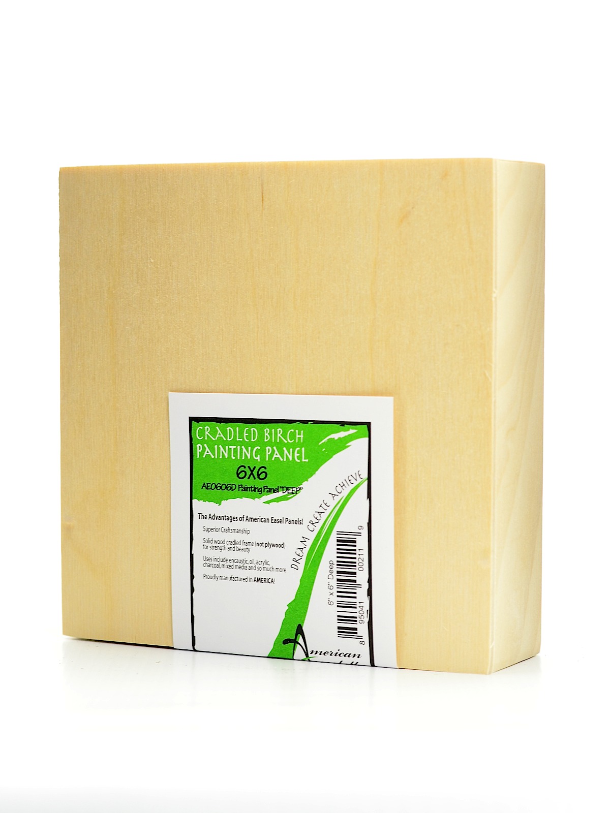 1 5 8 in. Cradled Wood Painting Panels 6 in. x 6 in.