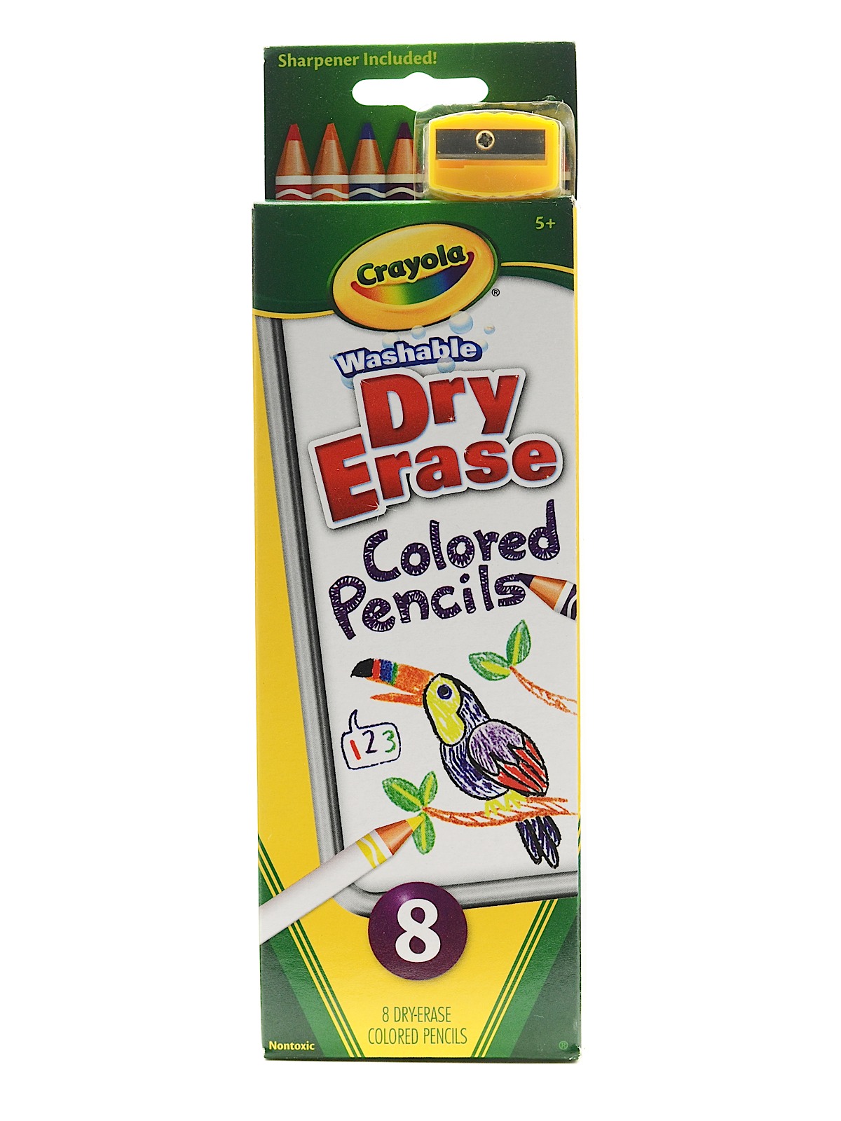 Washable Dry Erase Colored Pencils Pack Of 8