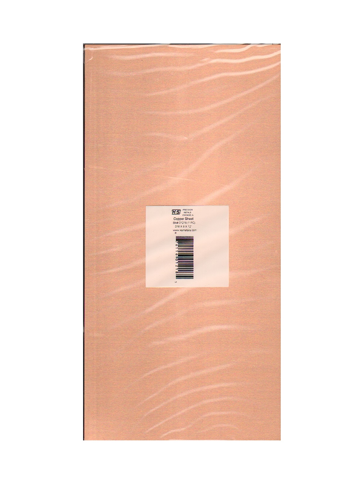 Structural Sheet Metal copper 6 in. x 12 in. .016