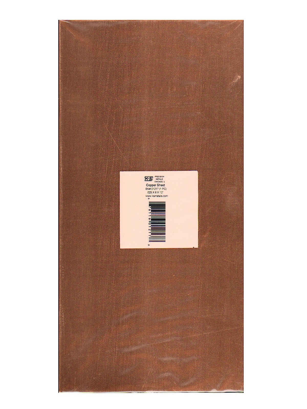 Structural Sheet Metal copper 6 in. x 12 in. .025