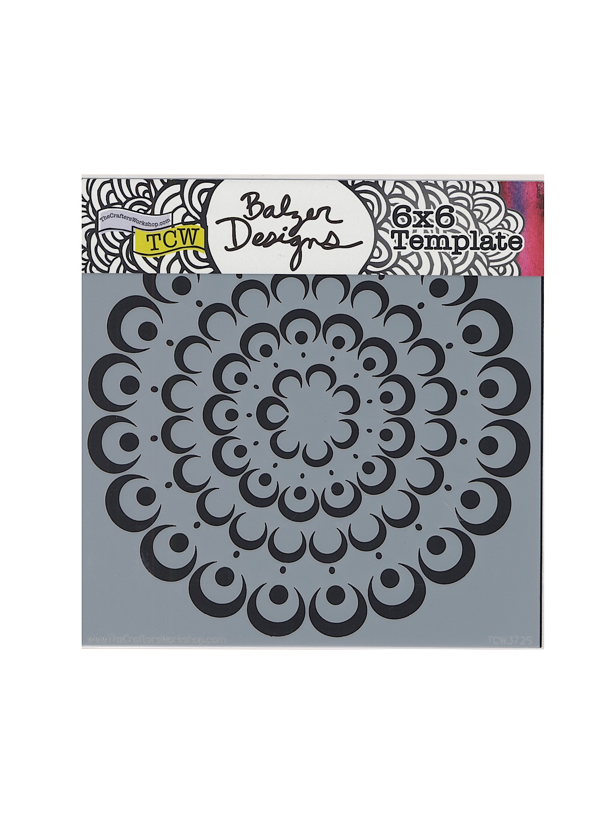 Stencils Bubble Doily 6 in. x 6 in.