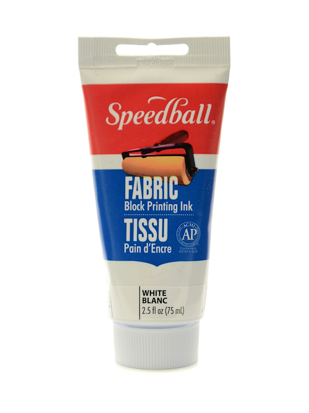 Block Printing Fabric Ink 2.5 oz. white