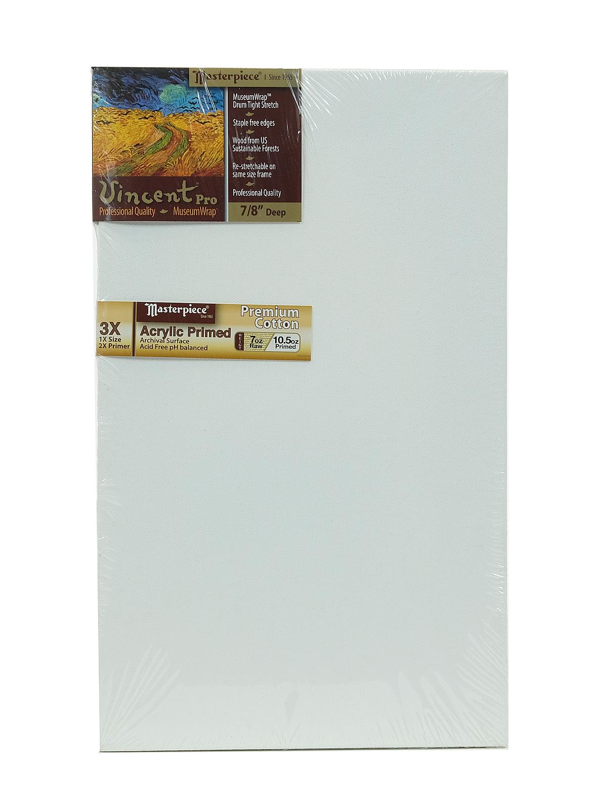 Vincent Pro Stretched Cotton Canvas Golden Rectangle 8 In. X 13 In. Each