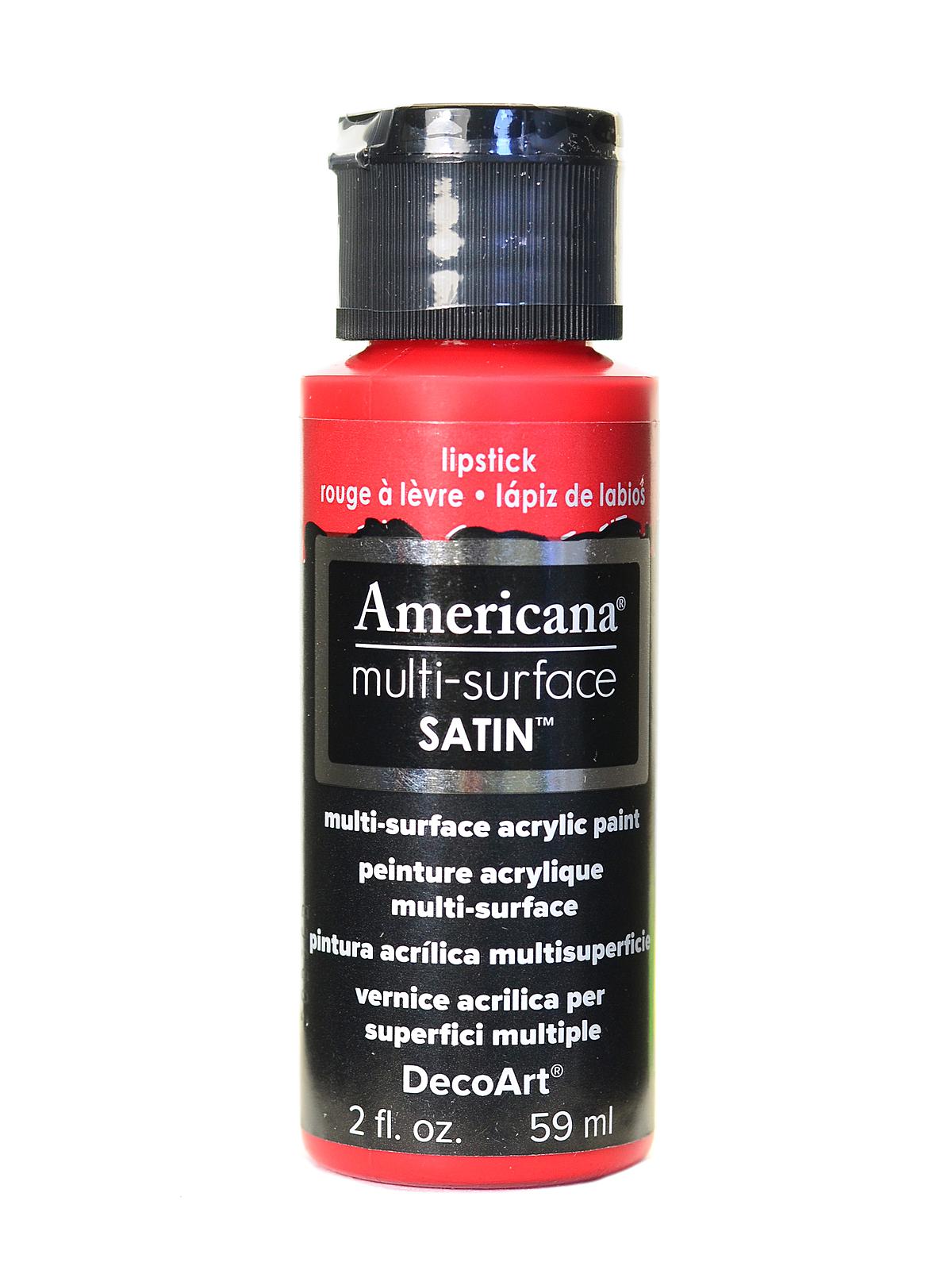 Americana Multi-Surface Satin Acrylics 2 Oz. Lipstick