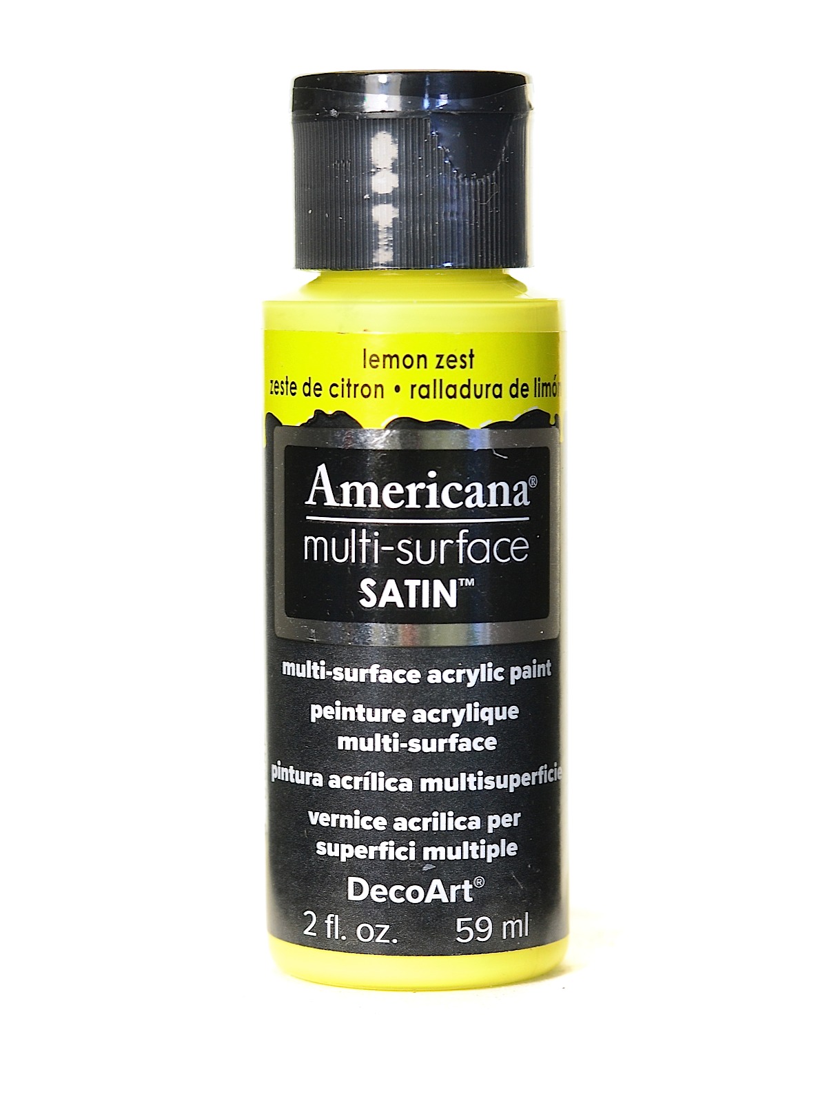 Americana Multi-Surface Satin Acrylics 2 Oz. Lemon Zest
